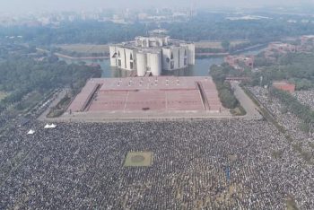 খালেদা জিয়ার জানাজা: স্মরণকালের সর্ববৃহৎ জনসমাগম