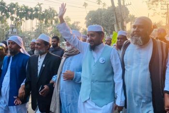 সিলেট-৩ আসনে রিক্সার ব্যাপক গণসংযোগ