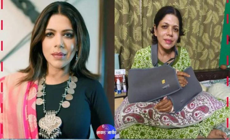 অভিনেত্রী নন্দিনীর দুই হাত ভেঙে গেছে