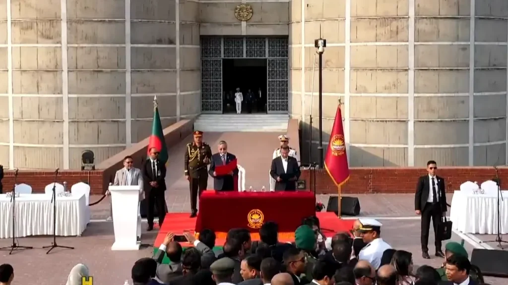 প্রধানমন্ত্রী হিসেবে শপথ নিলেন তারেক রহমান