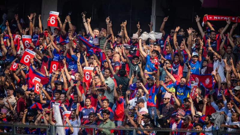 বিশ্বকাপ গ্যালারি মাতিয়ে গেছে নেপাল